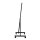 Rental mirror with castors, black, TF-523D-50_BL