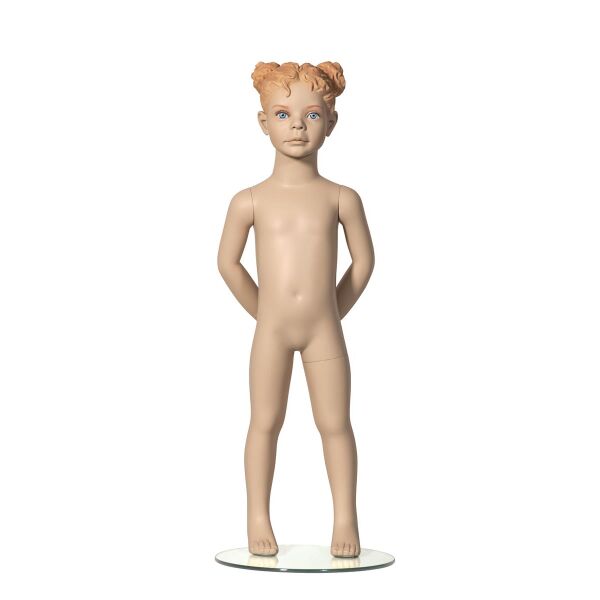 Q-Kids LUCY Mädchenfigur 2 Jahre inkl. Glasbodenplatte, Fuß- und Wadendorn