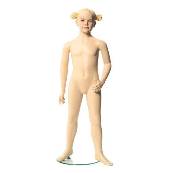 Q-Kids ALICE Mädchenfigur 6 Jahre inkl. Glasbodenplatte, Fuß- und Wadendorn