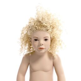 Q-Kids LUCY Mädchenfigur 2 Jahre Pos. 2 für Perücke mit Make Up