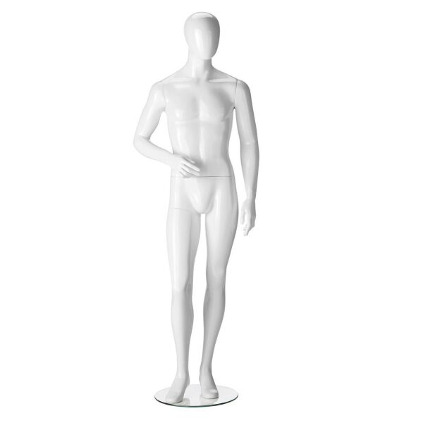 RINGO abstrakte Herrenfigur mit Glasplatte Pos. 2