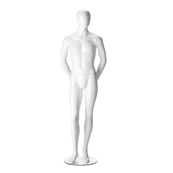 RINGO abstrakte Herrenfigur mit Glasplatte Pos. 5