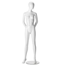 RINGO abstrakte Damenfigur mit Glasplatte Pos. 2...
