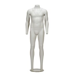PACKSHOT male plus size mannequin MXL01 light grey
