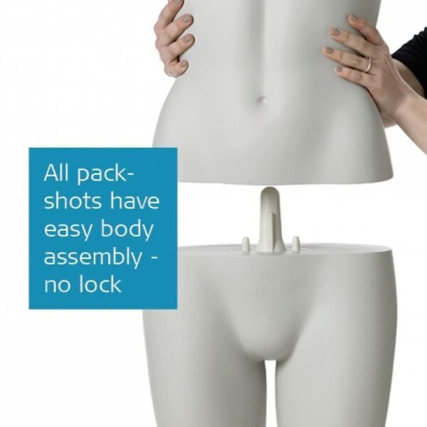 PACKSHOT male slim fit mannequin MS01 light grey