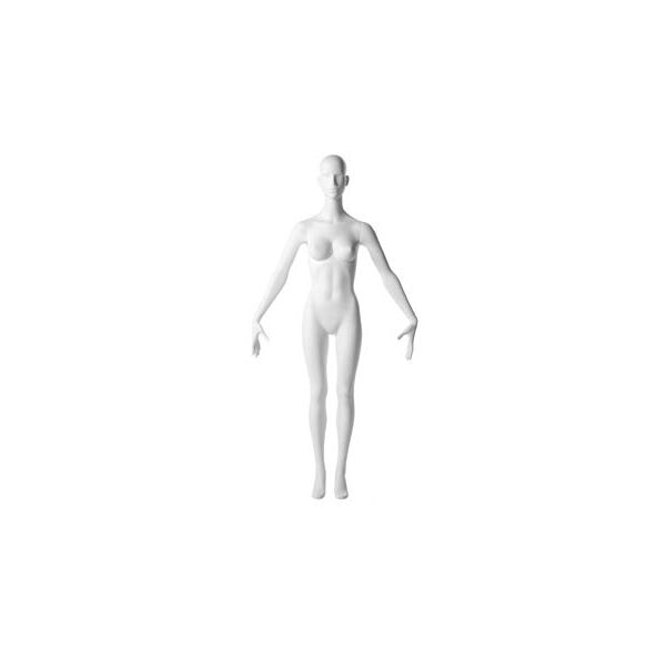 ATTITUDE FEMALE mit Kopf Toni P01, staubgrau RAL 9037, 105620