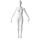ATTITUDE FEMALE mit Kopf Shape P01, weiß RAL 9010, 105622