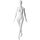 ATTITUDE FEMALE mit Kopf Shape P05a, weiß RAL 9010, 105639