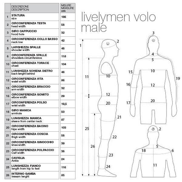 LIVELYMEN bewegliche Miet-Herrenfigur, inkl. Sonder-Standfuß, Schwarz