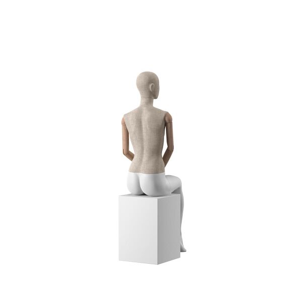 MAISON MARLU Damen-Schaufensterfigur F05, sitzend