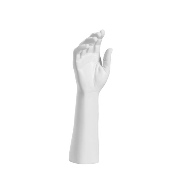 PREMIUM Herren-Tischhand 34cm, weiss 108958, rechts