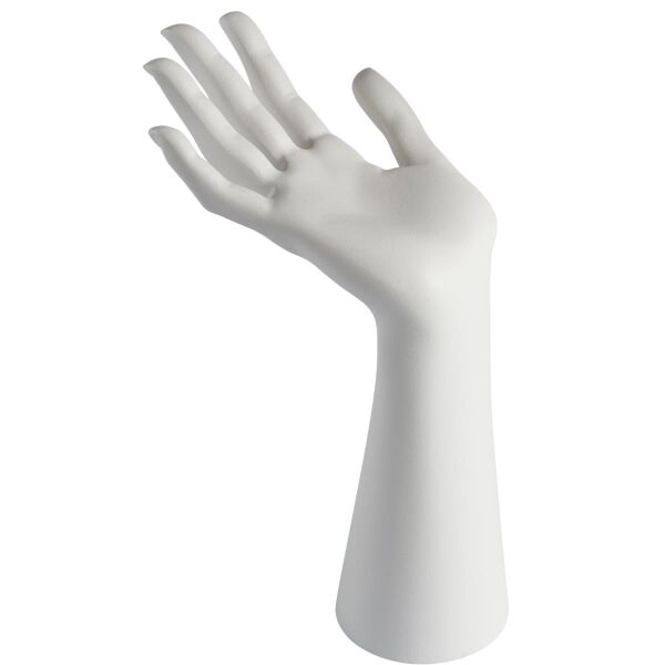 PREMIUM female display-hand, 25cm height, matt-white, 102508 right