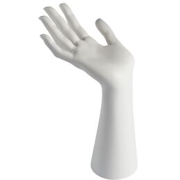 PREMIUM Damen-Tischhand 25 cm, rechts, Weiß, 102508
