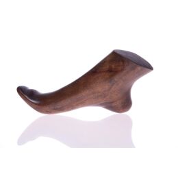 Holzpräsenter Fußpaar Gr. 38-39 Dunkles Holz 110161