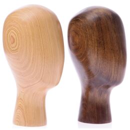WOOD Holzpräsenter, Dekokopf aus Holz,  freistehend