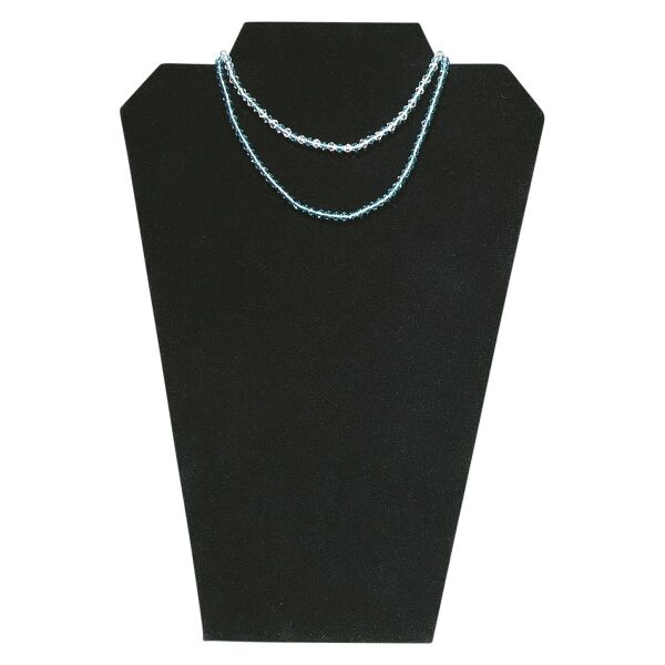 Schmuck-Präsenter Collier 32x22cm schwarz samt, 10 Stück VE, 102572