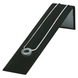 Schmuck-Präsenter Collierwinkel schwarz samt, 10...