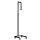 PACKSHOT stand with castors, for trouser shaper incl. accessories, black