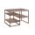 SQUARE Tisch 120x80x80cm TAV04Q mit Holzböden