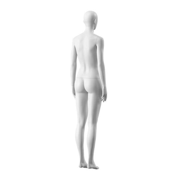 SINCERE Damenfigur SINFM001 mattweiss inkl. Metallstandplatte mit Wadendorn