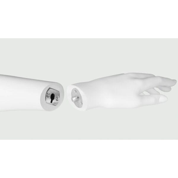 SINCERE Damenfigur SINFM001 mattweiss inkl. Metallstandplatte mit Wadendorn