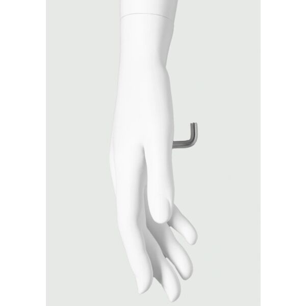 SINCERE Damenfigur SINFM001 mattweiss inkl. Metallstandplatte mit Wadendorn