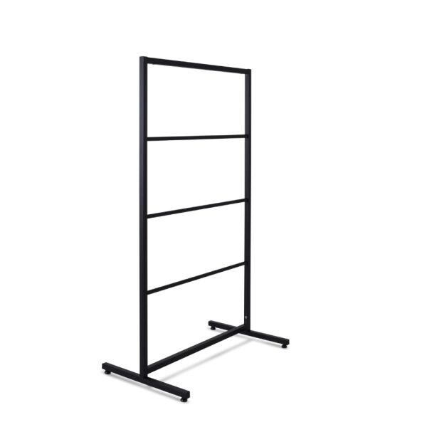 SMART Kleiderständer Bügelsammler SMA02-80140_BL, 80xH140cm, Schwarz