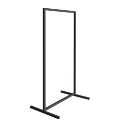 SMART clothes rack SMA01-90155_BL, 90xH155cm, black matt