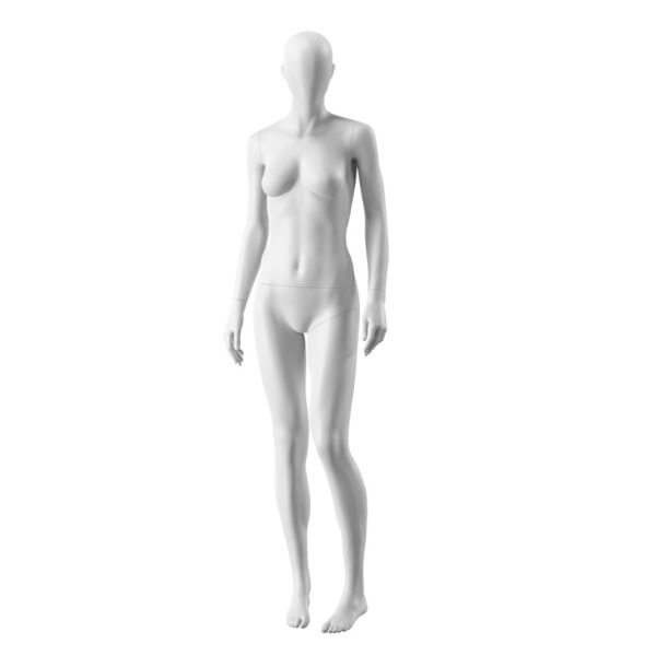SINCERE Damenfigur SINFM003 mattweiss inkl. Metallstandplatte mit Wadendorn