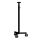 PACKSHOT stand with castors, for upper body torsos, black