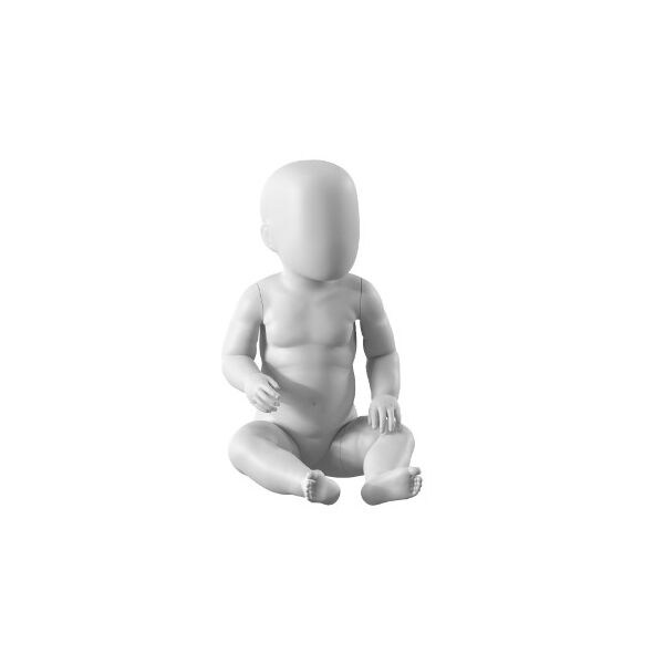 SINCERE Kinderfigur 6 Monate Baby SINCM301 mattweiss