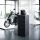 Miete EasyCubes Podest mit H40cm Vitrine, Schwarz