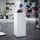 Rent EasyCubes platform with display case, white