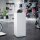 Rent EasyCubes platform with display case, white