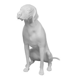 Deko-Hund Deutsch Kurzhaar Pos. 2 sitzend, offenes Maul, 106364