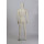 FOM 03 Herrenfigur-Schaufensterfigur ivory weiss, Gesicht abnehmbar, inkl. Glasbodenplatte