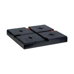 EasyCubes "Floor", 40x40xH5cm schwarz matt...