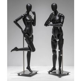 NEW MUSEUM bewegliche Damenfigur FBF-01 in schwarz inkl....