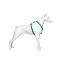Deko-Hund Dobermann A, stehend matt-weiß
