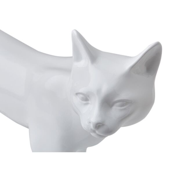 Cat mannequin Kitty 2, standing matt-white