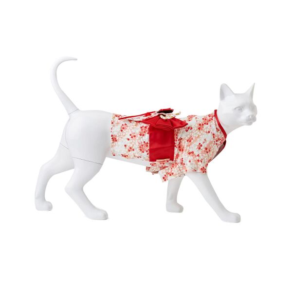Cat mannequin Kitty 2, standing matt-white