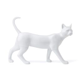 Cat mannequin Kitty 2, standing matt-white