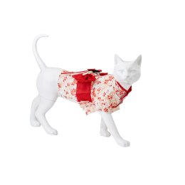 Deko-Katze Kitty 2, stehend matt-weiß