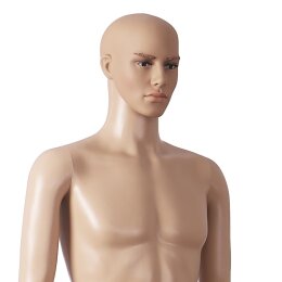 BASIC Herrenfigur KEN hautfarbig mit Gesicht M1KEN inkl. Glasbodenplatte mit Wadendorn