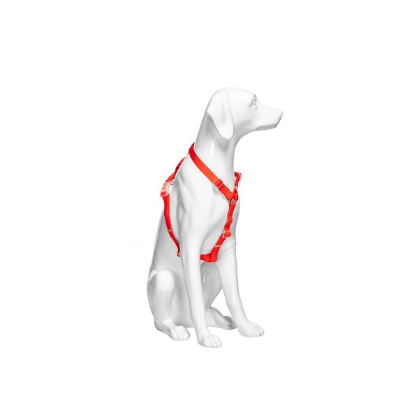 Dog mannequin G4, sitting matt-white