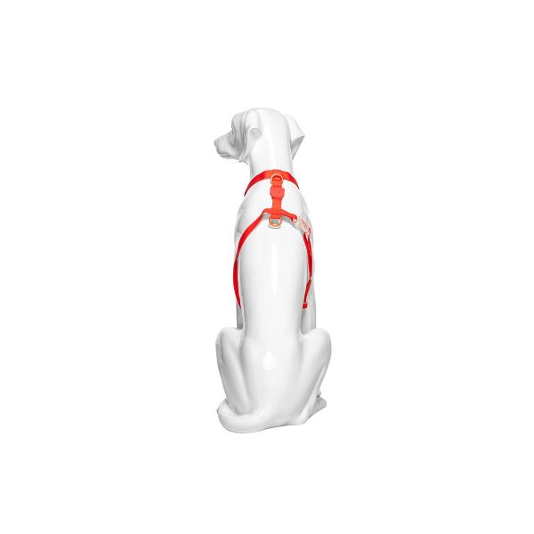 Dog mannequin G4, sitting matt-white