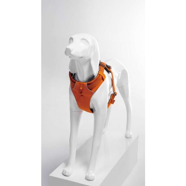 Dog mannequin G5, standing matt-white