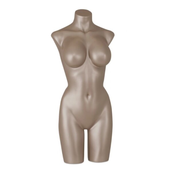 SENSUAL Unterwäschen-Torso, Dame mit D-Cup, SENF003 bronze