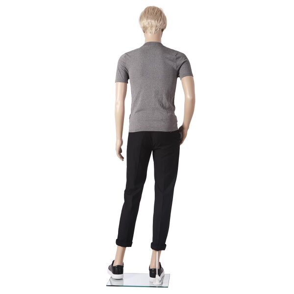 BASIC Herrenfigur ROB hautfarbig mit Gesicht M2ROB inkl. Glasbodenplatte mit Wadendorn