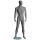 Metro Sport-Schaufensterfigur Fitness A Herr, 101927 grau